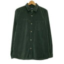 【中古】 A.P.C. ベロアシャツ 長袖 シャツ トップス レギュラーカラー 胸ポケット 無地 カジュアル 古着(4)