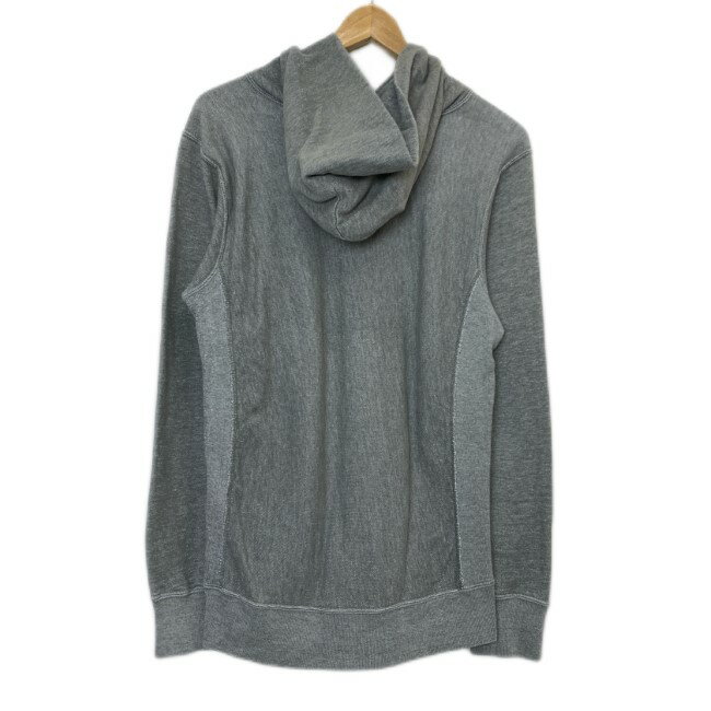 【中古】　Champion REVERSE WEAVE　パーカー　プルオーバー　フーディ　トップス　クルーネック　裏毛　無地　フロントポケット　アメカジ　古着