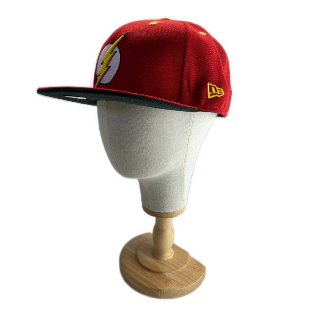 【中古】　NEW ERA　ベースボールキャップ　帽子　6パネル　ワンポイント　ロゴ　フラッシュ　DCコミッ..