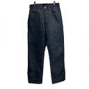 Y’s for men デニムパンツ Gパン ジーンズ ボトムス ストレート ジップフライ コットン リネン MC-P14-009 日本製 ドメスティック 古着(4)