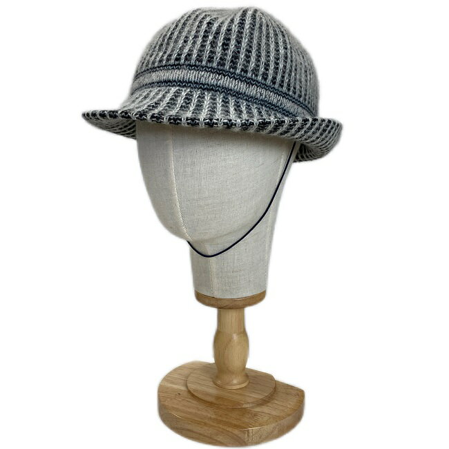 【中古】 KANGOL アルペンハット バケットハット バケハ 帽子 ニット 総柄 TM,1003 MEDLEY イギリス製 古着