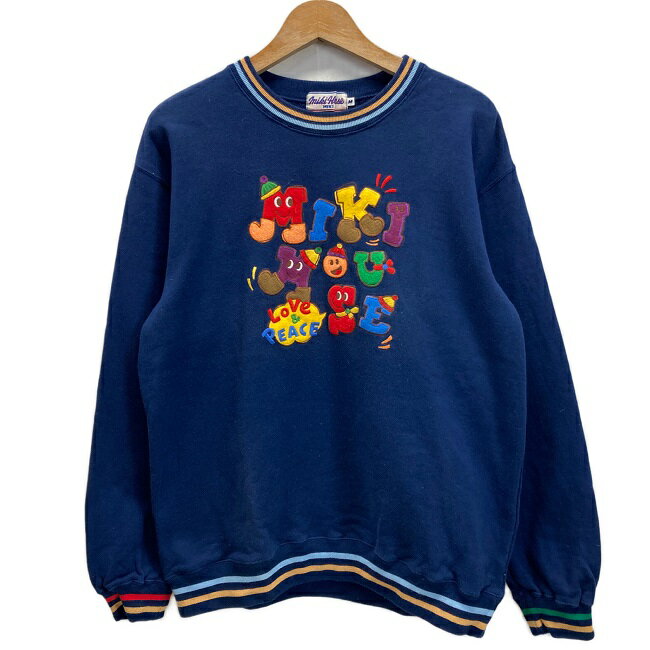 Used MIKIHOUSEミキハウスmen’s背面アーチロゴレッドスウエットM 楽天市場】ミキハウス トレーナー（カラーレッド）（スウェット