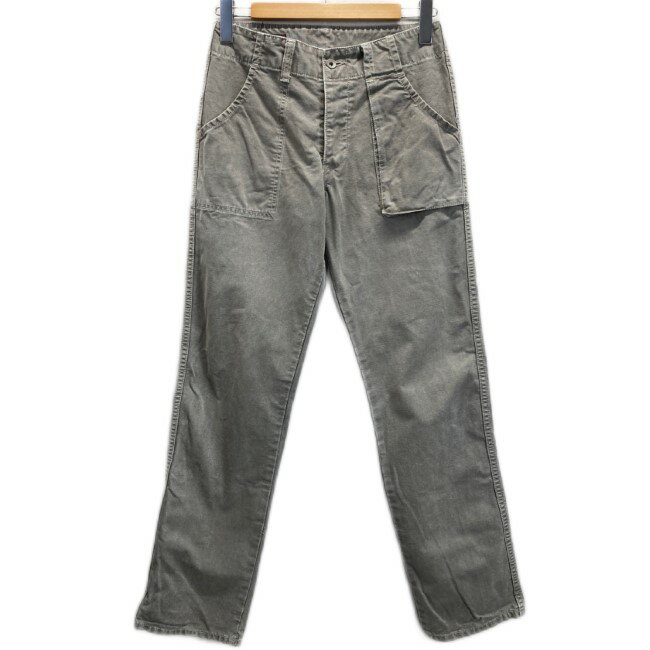 【中古】　JOHN BULL　綿パン　チノパン　ボトムス　コットン　ボタンフライ　無地　No.41-0417　日本製　アメカジ　古着