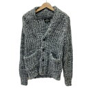 【中古】 UNITED ARROWS カーディガン ニットアウター Vネック フルボタン ローゲージ 無地 フロントポケット カジュアル 古着