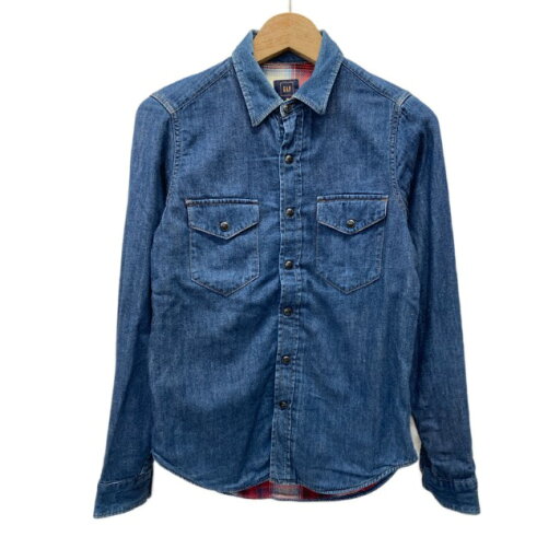 GAP × PENDLETON ダンガリーシャツ ウエスタンシャツ 長袖 シャツ トップス デニム レギュラーカラー 胸ポケット スナップボタン 古着 GAP × PENDLETON ダンガリーシャツ ウエスタンシャツ 長袖 シャツ トップス デニム レギュラーカラー 胸ポケット スナップボタン 古着