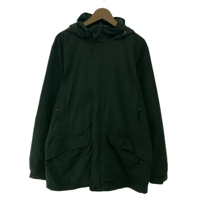 【中古】　L.L.Bean　ナイロンジャンパー　アノラックパーカー　アウター　フード　フルジップ　無