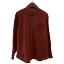 【中古】 L.L.Bean プレーンシャツ 長袖 シャツ トップス ボタンダウン 胸ポケット 無地 アウトドア 古着