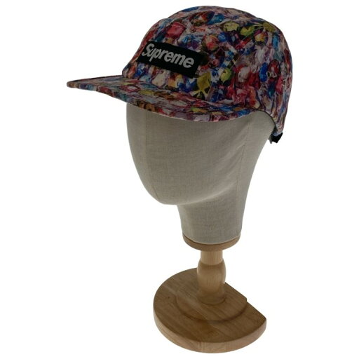 【中古】 Supreme ワークキャップ 帽子 総柄 ワンポイント USA製 ストリート グッズ 古着 【中古】 Supreme ワークキャップ 帽子 総柄 ワンポイント USA製 ストリート グッズ 古着