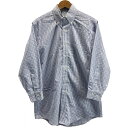 Brooks Brothers　チェックシャツ　長袖シャツ　Yシャツ　トップス　ボタンダウン　コットン　チェック　胸ポケット　カジュアル　古着
