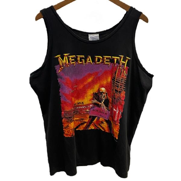 Megadeth　タンクトップ　90's vintage　90年製　アメリカ製　BROCKUMタグ　バンド　古着