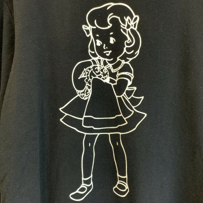 【中古】　UNDER COVER　スウェット　長袖　トレーナー　裏毛　プリント　日本製　ドメスティック　古着