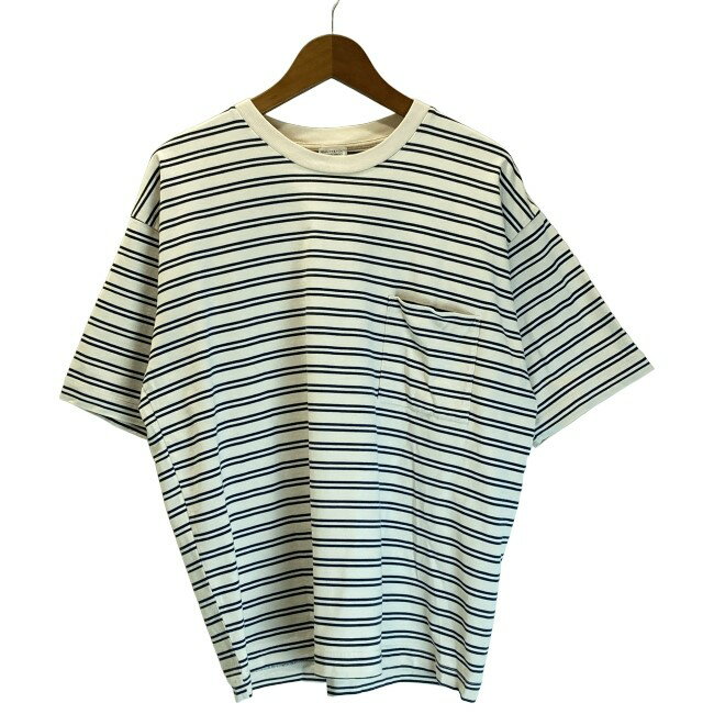 【中古】　BEAUTY & YOUTH UNITED ARROWS　Tシャツ　半袖　トップス　クルーネック　ボーダー　胸ポケット　古着(4)