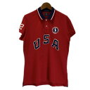 RALPH LAUREN ポロシャツ 半袖 トップス ワッペン ビッグポニー チームUSA 2012オリンピック 古着