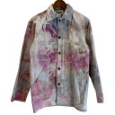 ANNA SUI デニムジャケット Gジャン トラッカージャケット タイダイ フロントポケット USA製 古着