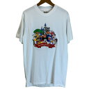 【中古】 Disney Tシャツ 00s vintage 00年代 OLD 半袖 トップス クルーネック キャラクター ディズニー 刺しゅう 2000 古着