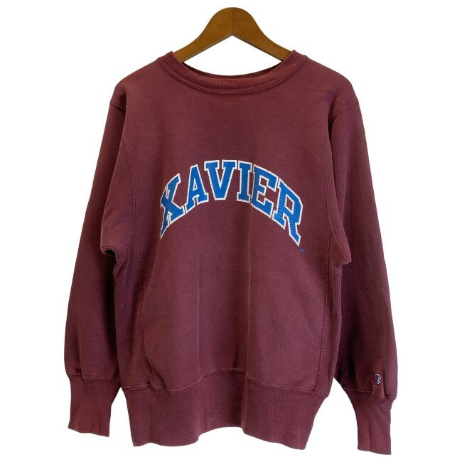 【中古】　Champion REVERSE WEAVE　スウェット　90s vintage　90年代　OLD　長袖　トレーナー　トップス　クルーネック　裏起毛　プリント　USA製　アメカジ　古着(4)