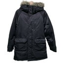 THE NORTH FACE PURPLE LABEL ダウンジャケット ND267N Long Serow 無地 フード付き ファー付き アウトドア 古着