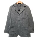 A.P.C. テーラードジャケット ジャケット ハーフコート アウター 無地 ウール シングルボタン セミカジュアル カジュアル 古着(4)