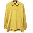 【中古】 GAP OLD GAP ポロシャツ 90s vintage 90年代 長袖 シャツ トップス ハーフボタン 無地 ワンポイント ブランドロゴ 刺しゅう 韓国製 古着
