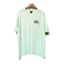 STUSSY　半袖Tシャツ　プリント　ロ