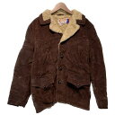 楽天スーパーSALE50%OFF 【中古】 Schott レザージャケット アウター ボアジャケット スウェード Schott WESTERN USA製 古着