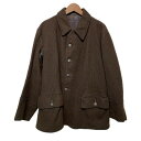 楽天スーパーSALE50%OFF 【中古】 フィールドジャケット ハーフコート ステンカラー 無地 フロントポケット ミリタリー 古着