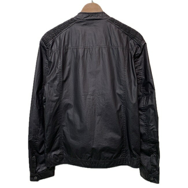 【中古】　HARLEY-DAVIDSON　ブルゾン　アウター　フルジップ　コットン　ワンポイント　ブランドロゴ　プリント　Light Weight Coated Jacket　アメカジ　古着