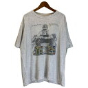 【中古】 ONEITA Tシャツ 90s vintage 90年代 OLD 半袖 カットソー トップス クルーネック プリント オーバーサイズ USA製 古着