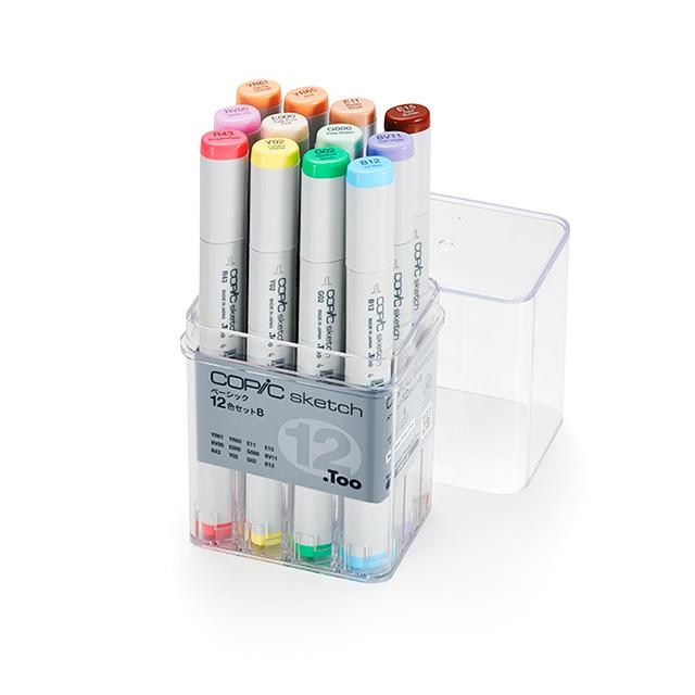 Rakuten - Too コピックスケッチ ベーシック12色セット B 12502080