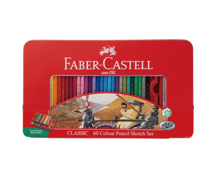 37色 - ファーバーカステル(赤缶)　色鉛筆　60色セット