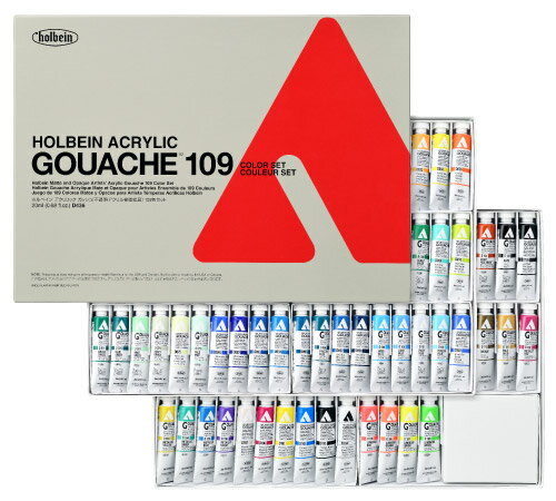 アクリリック ガッシュ 20ml D436 109色 全色セット