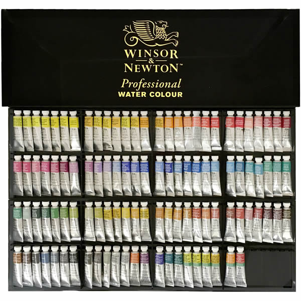 ウィンザー&ニュートン|WINSOR & NEWTON プロフェッショナルウォーターカラー5mlチューブ107色セット ウィンザーニュートン 18809899