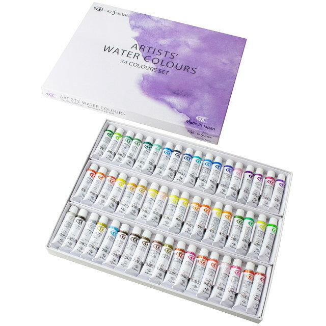 樂天商城 - クサカベ 透明水彩絵具 54色セット