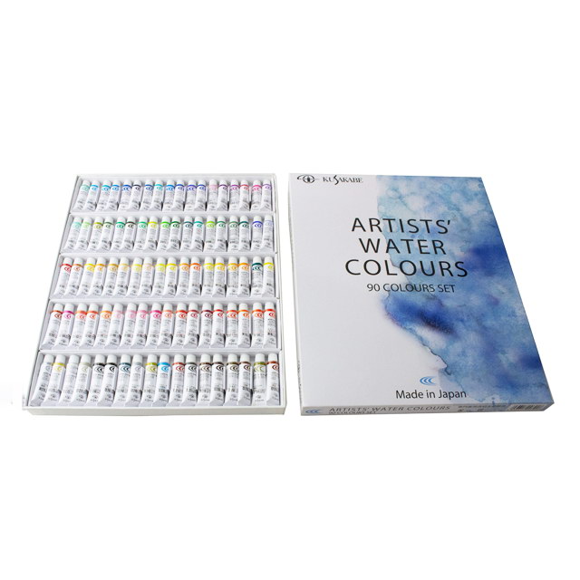樂天商城 - クサカベ 透明水彩絵具 90色セット