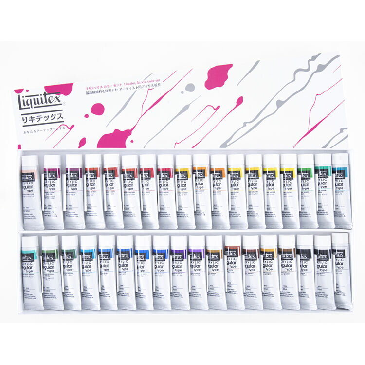 丙烯顏料 - リキテックス｜Liquitex 6号 伝統色 36色セットA レギュラータイプ 15101836