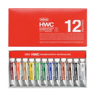 Rakuten - 透明水彩絵具 5ml 12色セット ホルベイン
