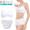 旅行 ブラジャー 3セット ショーツ トラベル ブラショーツセット レディース 便利グッズ 防災グッズ 衛生的 使い捨てタイプ アウトドア 下着 病院 入院 介護 出張 使い捨て インナー 携帯 非常時 海外旅行 ブラジャー 大きいサイズ(4)