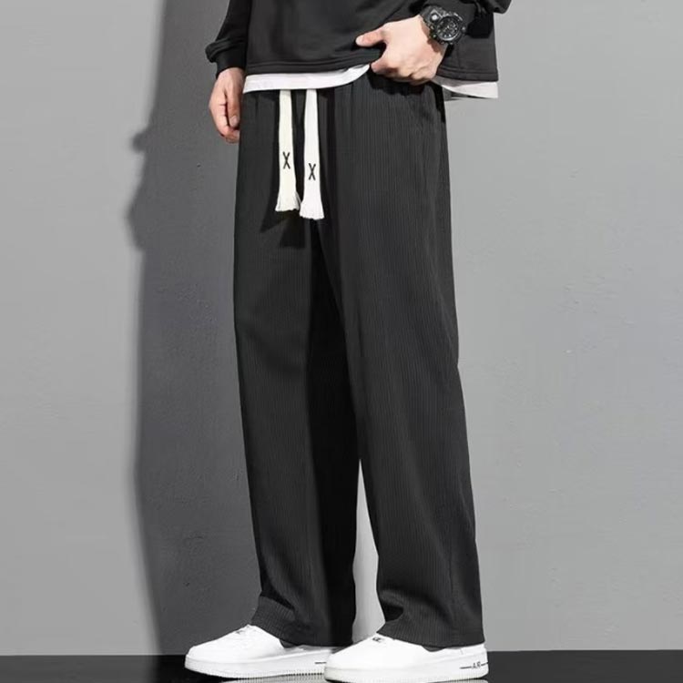 涼しい メンズ 大きいサイズ ワイドパンツ カ...の紹介画像2