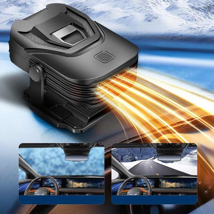 車載ファンヒーター シガーソケット 温風 カーヒーターファン 車中泊 12V/150W 車載 暖房 取付簡単 車用小型ヒーター コンパクト ガラス除霜 上下 左右回転 急速加熱 除霜/除霧/保暖 曇り止め 自動車 送料無料