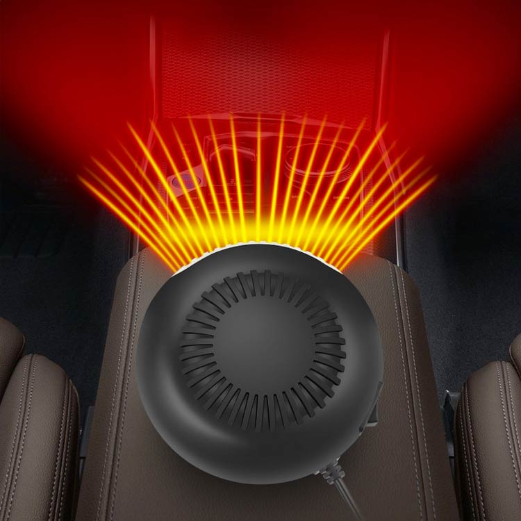 車載ファンヒーター 暖房 温風 送風 12V/24V 自動車 トライク 加熱器 高速暖房 車用 シガーソケット 360° 回転 カー用品 凍結 霜取り 冷暖 電気 小型 コンパクト暖房補助 手元 あったか 冬 秋 防寒 車便利グッズ 送料無料