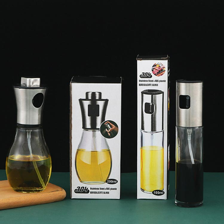 2本セット 200ml 2本セット オイルスプレー オイルスプレー オイルミスト オイルボトル ガラス製 油 100ml アルコール 酢適用 霧吹き 料理用 スプレーボトル キッチン用 クリア ガラスオイルディスペンサー スプレーボトル 漏斗付き バーベキュー用 キャンプ