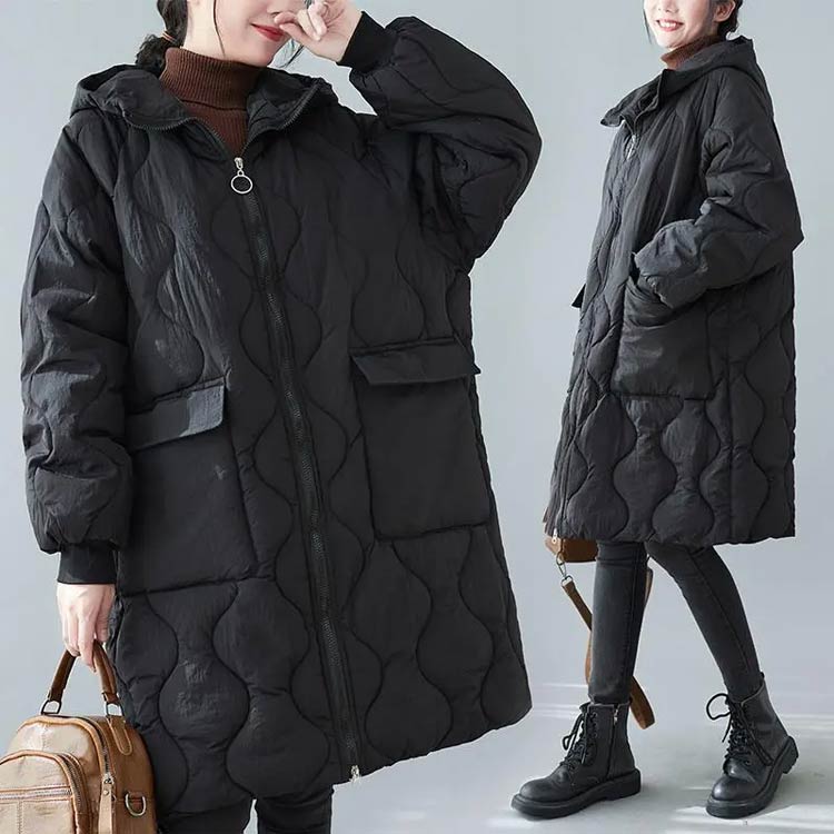 キルティングコート レディース キルティングジャケット 秋 冬 中綿コート ロング丈 フード付き 中綿 ロングコート ジャケット キルティング ふんわり 大きいサイズ ゆったり アウター 暖かい 防寒 大人 体型カバー 無地 通勤 通学 30代 40代 送料無料