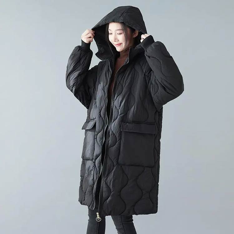 キルティングコート レディース キルティングジャケット 秋 冬 中綿コート ロング丈 フード付き 中綿 ロングコート ジャケット キルティング ふんわり 大きいサイズ ゆったり アウター 暖かい 防寒 大人 体型カバー 無地 通勤 通学 30代 40代 送料無料
