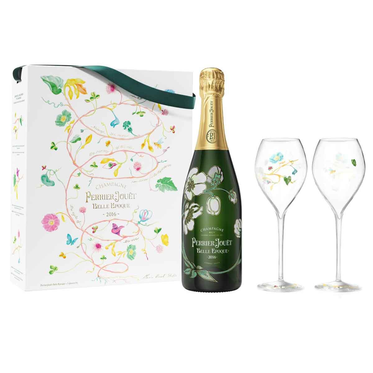 ペリエ ジュエ ベル エポック 2016 グラス2脚セット エコロジカル ボックス by マルシン・ルサックMarc..