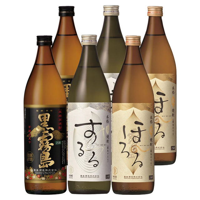 商品詳細 ■商品番号 246604 ■商品種別 芋焼酎・麦焼酎・米焼酎 ■内容量 900ml×各2本 ■アルコール度数 25度 ■麹菌 麹 ■蒸留方法 蒸留 ■メーカー 霧島酒造 ■原材料 芋(国産)、米こうじ(国産米)、麦(国産)、米こうじ(国産米)、米(国産)、米こうじ(国産米) コメント 自然感じる味わいとすっと澄み渡る米の余韻 味わいに奥行きを与え深みのある香りを作り出す「ふわり玄米」と、甘い果実香を醸し出す「海美(うみ)酵母」、華やかな香りを生み出す「紫陽花(あじさい)酵母」を使用。かれんに華やぐメロンのような甘い果実香と、きよらかな口当たりが特長です。