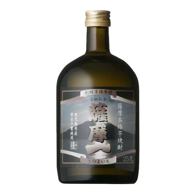 オーリックの薩摩一 25度 720ml×2本 芋焼酎 若松酒造※北海道・東北エリアは別途運賃が1000円発生します。｜アングル2