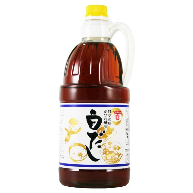 フンドーキン　料亭の味　白だし　1500ml　　フンドーキン醤油　だし　大分県 kinko-10012375 オーリック パッケージ画像
