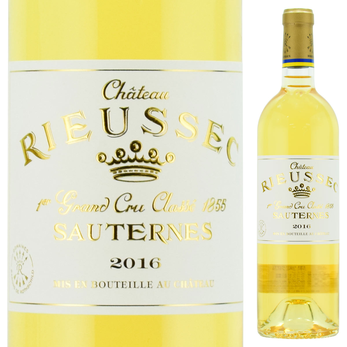 シャトー・リューセック 2016 750ml 貴腐ワイン ソーテルヌ地区 格付1級　Chateau Rieussec Sauternes デザートワイン 極甘口