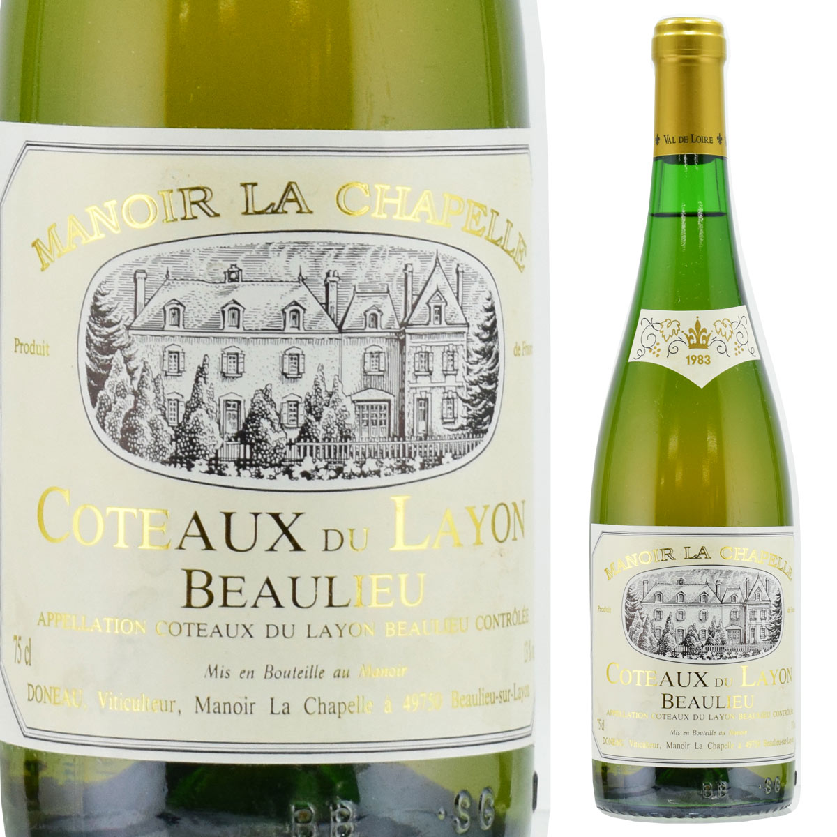 コトー・デュ・レイヨン ボーリウー 1983 750ml 白甘口 マノワール・ラ・シャペル ロワールCoteaux du Layon Manoir La Chapelle　送料無料商品につき、北海道・東北は別途送料必要（1,000円追加）