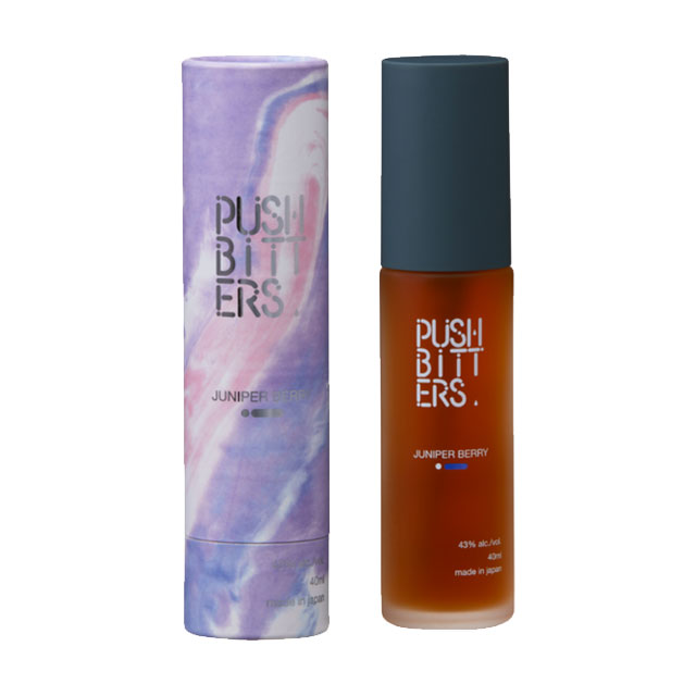 オーリックのPUSHBITTERS JUNIPER BERRY （プッシュビターズ ジェニパーベリー）43度 40ml×2本※北海道・東北エリアは、別途運賃が1000円発生します。｜アングル2